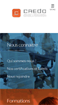 Mobile Screenshot of credo-formation.fr